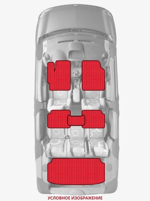 ЭВА коврики «Queen Lux» комплект для Audi S4 (B8)